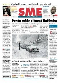 Obálka e-magazínu SME 8.2.2013