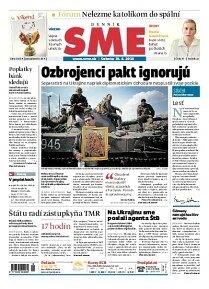 Obálka e-magazínu SME 19.4.2014