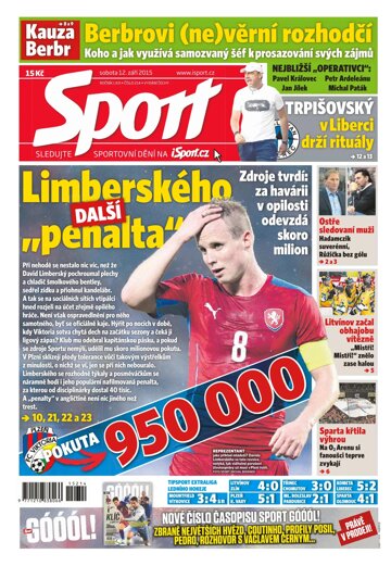 Obálka e-magazínu Sport 12.9.2015