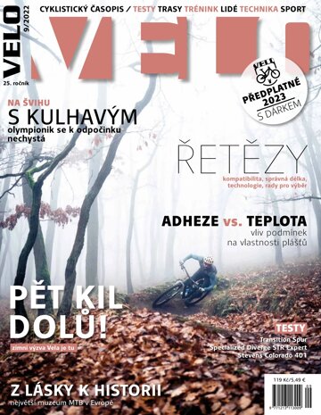 Obálka e-magazínu Velo 9/2022