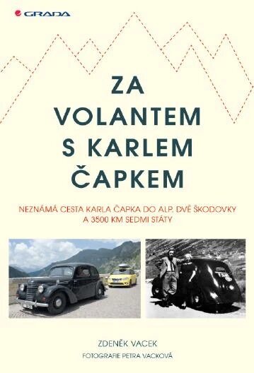 Obálka knihy Za volantem s Karlem Čapkem