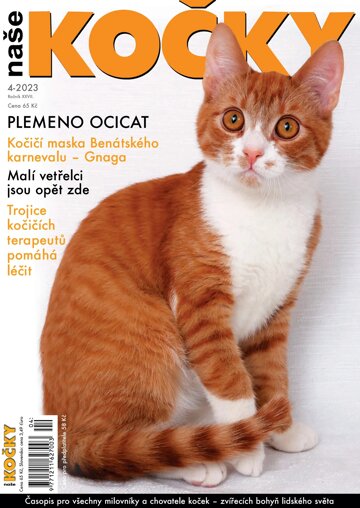 Obálka e-magazínu Naše kočky 4/2023
