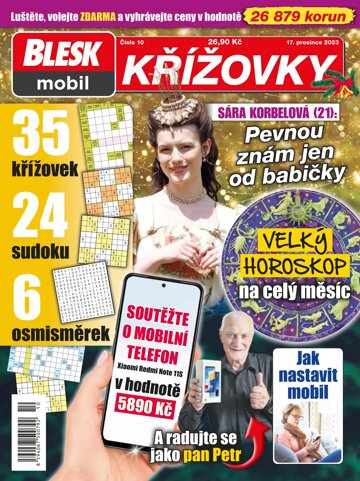Obálka e-magazínu BleskMobil křížovky 10/2023