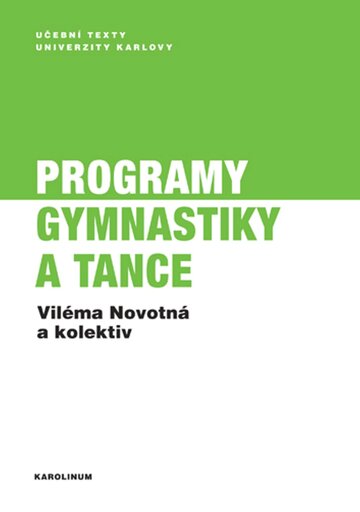 Obálka knihy Programy gymnastiky a tance