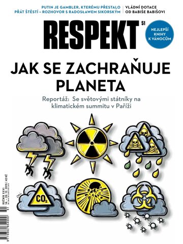 Obálka e-magazínu Respekt 51/2015
