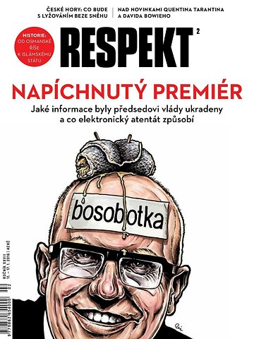 Obálka e-magazínu Respekt 2/2016