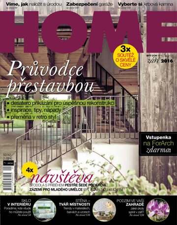 Obálka e-magazínu HOME 9/2016