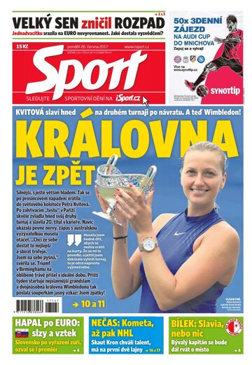 Obálka e-magazínu Sport 26.6.2017