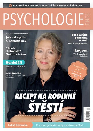 Obálka e-magazínu Psychologie dnes 4/2018