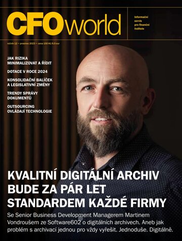 Obálka e-magazínu CFO World 4/2023