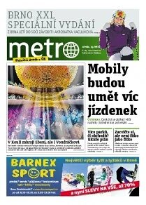 Obálka e-magazínu METRO XXL Brno 29.1.2014