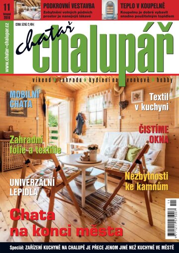 Obálka e-magazínu Chatař Chalupář 11/2016