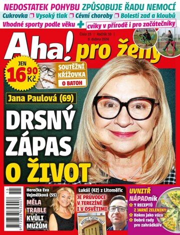 Obálka e-magazínu AHA! pro ženy 15/2024