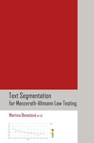 Obálka knihy Text Segmentation for Menzerath-Altmann Law Testing