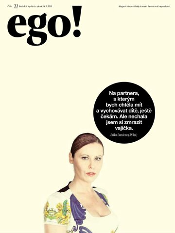 Obálka e-magazínu Hospodářské noviny - příloha Ego! 142 - 24.7.2015 Ego!
