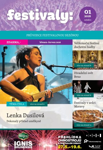 Obálka e-magazínu Festivaly 01/2016
