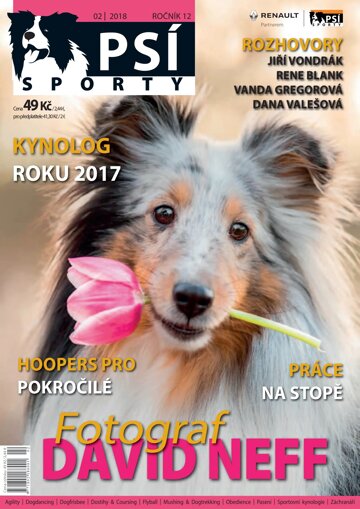 Obálka e-magazínu Psí sporty 2/2018