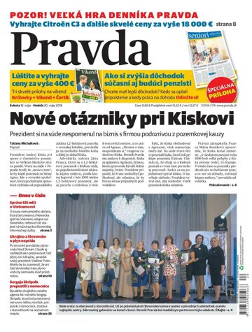 Obálka e-magazínu Pravda 19.5.2018