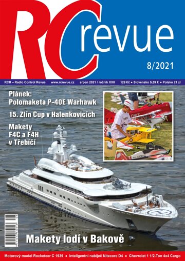 Obálka e-magazínu RC revue 8/2021