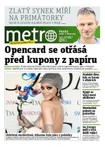 Obálka e-magazínu deník METRO 4.6.2014