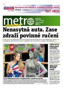 Obálka e-magazínu deník METRO 16.9.2014