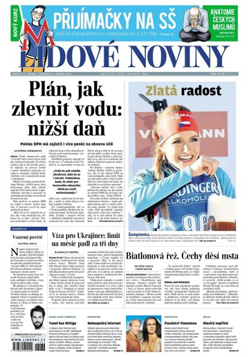 Obálka e-magazínu Lidové noviny 11.2.2017