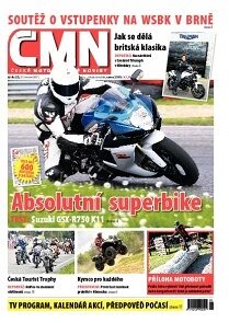 Obálka e-magazínu ČESKÉ MOTOCYKLOVÉ NOVINY 25/2011