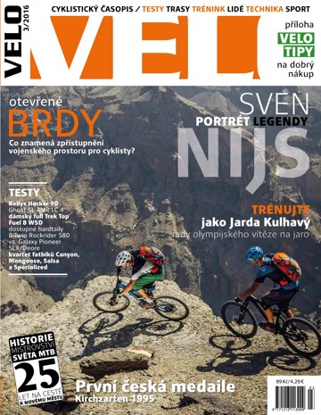 Obálka e-magazínu Velo 3/2016