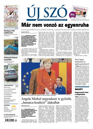 Obálka e-magazínu Új Szó 25.9.2017