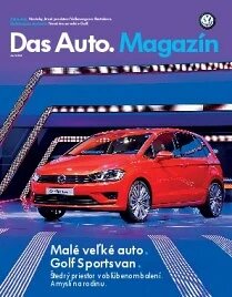 Obálka e-magazínu Das Auto. Magazín - jar 2014