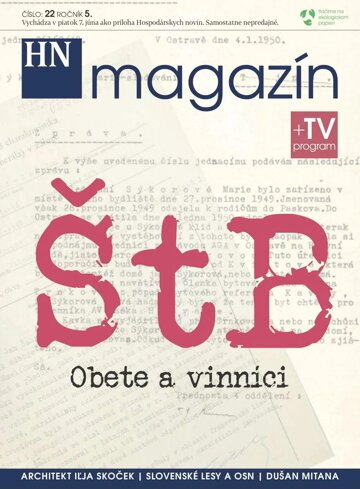 Obálka e-magazínu Prílohy HN magazín číslo: 22 ročník 5.