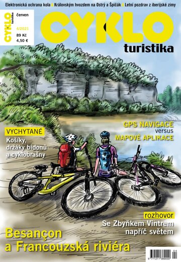 Obálka e-magazínu Cykloturistika 4/2021