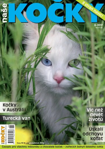 Obálka e-magazínu Naše kočky 6/2017