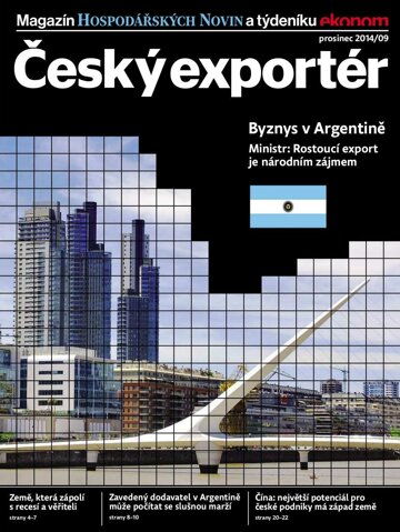 Obálka e-magazínu Ekonom 51-52 - 18.12.2014 - příloha Český exportér