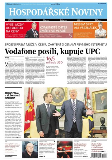 Obálka e-magazínu Hospodářské noviny 080 - 25.4.2018