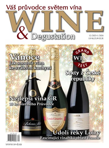 Obálka e-magazínu Wine and Degustation 12/2023 - 1/2024