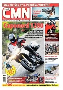 Obálka e-magazínu ČESKÉ MOTOCYKLOVÉ NOVINY 8/2013