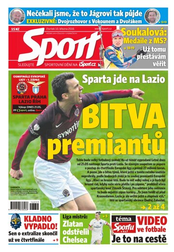 Obálka e-magazínu Sport 10.3.2016