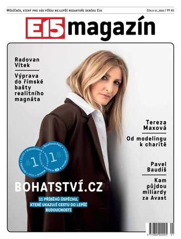 Obálka e-magazínu E15 MAGAZÍN 1/2022