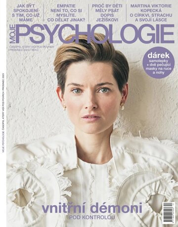 Obálka e-magazínu Moje Psychologie 12/2023