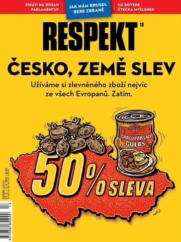 Obálka e-magazínu Respekt 13/2017