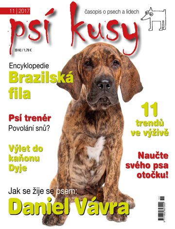 Obálka e-magazínu Psí kusy 11/2017