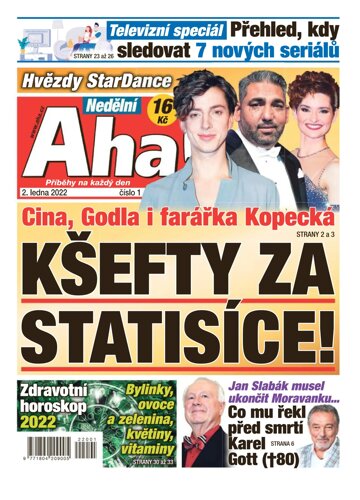 Obálka e-magazínu Nedělní AHA! 2.1.2022