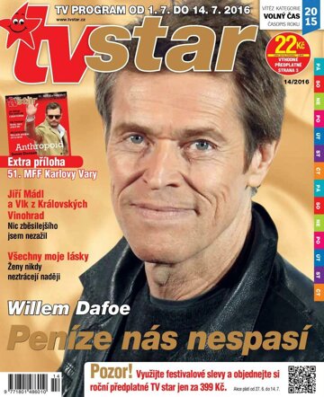 Obálka e-magazínu TV Star 14/2016