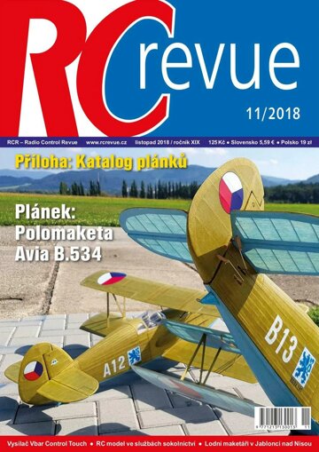 Obálka e-magazínu RC revue 11/2018