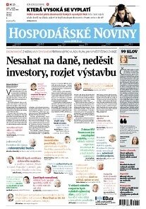 Obálka e-magazínu Hospodářské noviny 165 24.8.2012