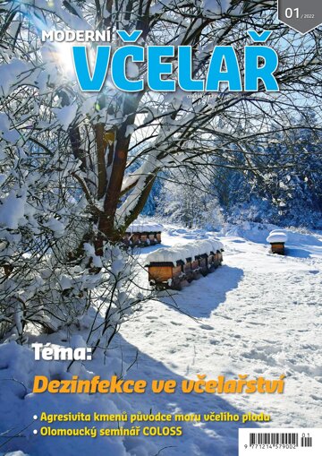 Obálka e-magazínu Moderní Včelař 1/2022