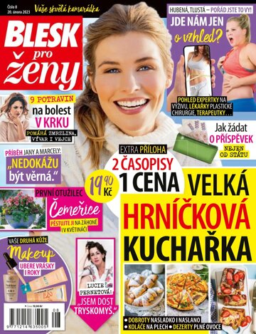 Obálka e-magazínu Blesk pro ženy 8/2023