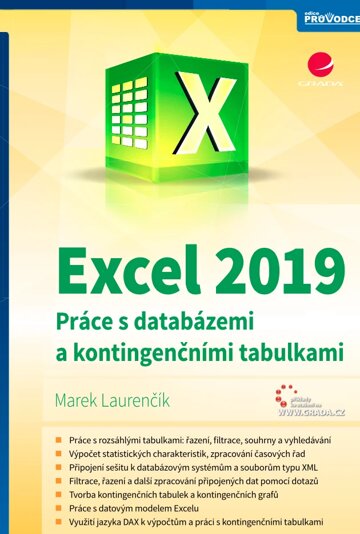 Obálka knihy Excel 2019