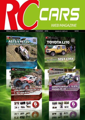 Obálka e-magazínu RC cars web 12/16